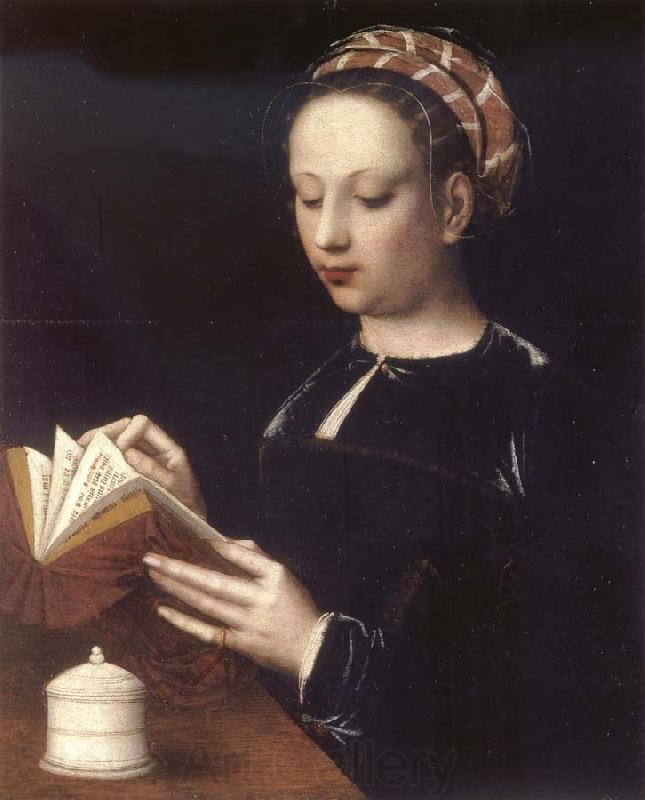 BENSON, Ambrosius Mary Magdalene Reading Norge oil painting art